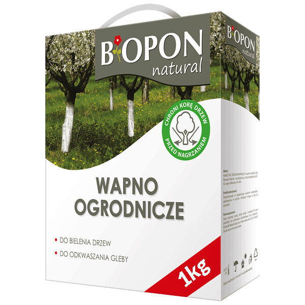 Biopon wapno ogrodnicze do bielenia 1KG fertilizante complejo nuevo