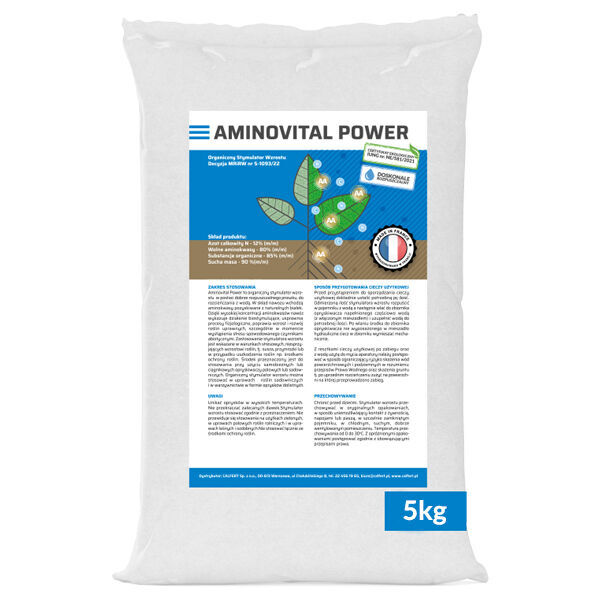 AminoVital Power 5KG - aminokwasy, biostymulator promotor del crecimiento de las plantas nuevo