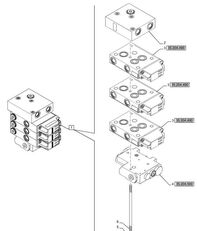 84570224 na zdjęciu: 1 depósito de AdBlue para New Holland T6090 T6070 tractor de ruedas